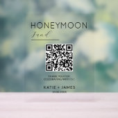 Fonds de lune de miel Code QR Registre Mariage de (Neutre)