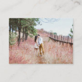 Fonds lune de miel carte Qr avec photo (Dos)