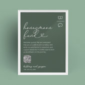 Fonds Lune de Miel Code QR Poster Mariage
