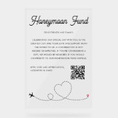 Fonds Lune de Miel moderne QR Code Wishing well (Recto)