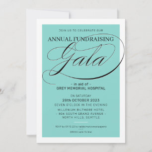 FONDSENWERVING GALA evenement fancy elegant mint g Kaart