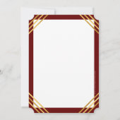 FONDSENWERVING GALA evenement fancy gouden lijst k Kaart (Achterkant)