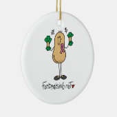 Fondsenwerving Nut T-shirts en geschenken Keramisch Ornament (Rechts)