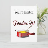 Fondue-set Kaart (Staand voorkant)