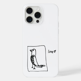 fonecase van een parkiet iPhone 15 pro max hoesje