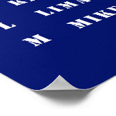 Fonetisch alfabet Poster (Hoek)