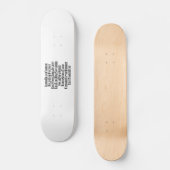 FONETISCHE ALFABET/CODE-WOORDEN SKATEBOARD (Voorkant)