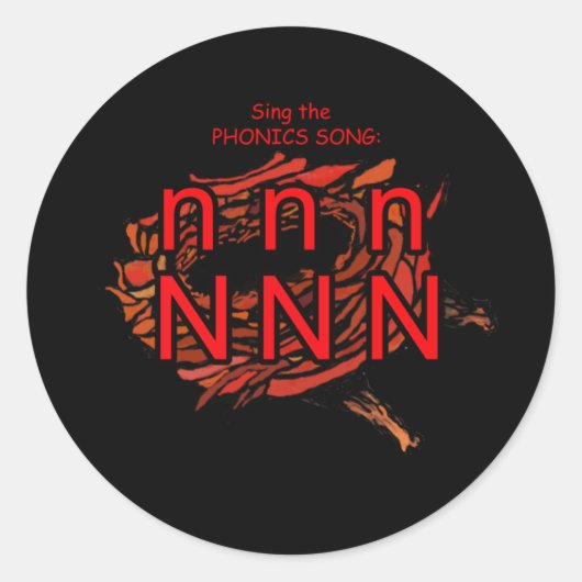 fonica-stickers ronde sticker (Voorkant)