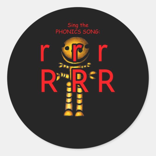 fonica-stickers ronde sticker (Voorkant)