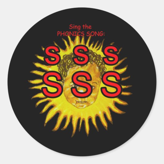 fonica-stickers ronde sticker (Voorkant)