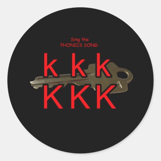 fonica-stickers ronde sticker (Voorkant)