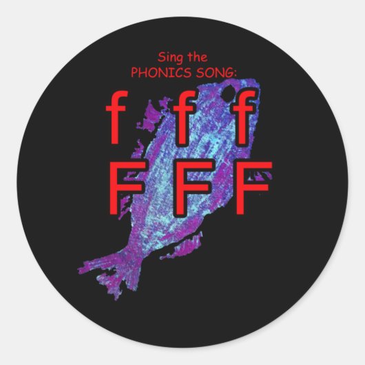 foniesticker ronde sticker (Voorkant)