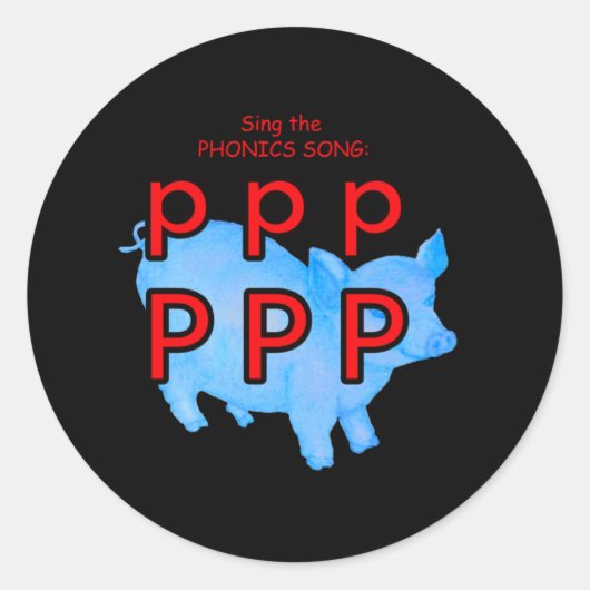 foniestickers ronde sticker (Voorkant)