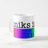 foniks iz leuk koffiemok (Voorkant links)