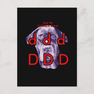 fonische briefkaart of flashcard