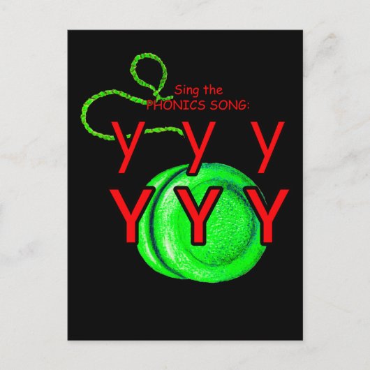 fonische briefkaart of flashcard (Voorkant)