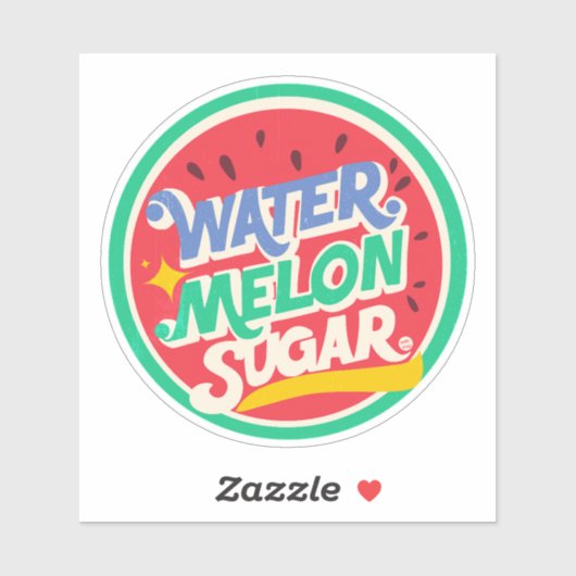 fonkelend watermeloendrama sticker (Vel)