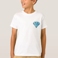 Fonkelende Blauwe Diamant Kawaii Kinderen