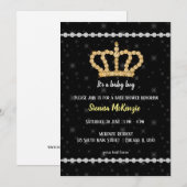 Fonkelende diamanten kroon - kies je achtergrond kaart (Voorkant / Achterkant)