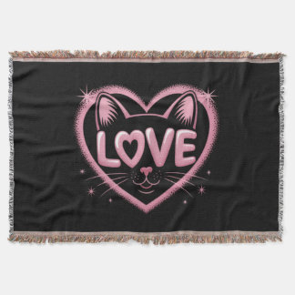 Fonkelende Kattenliefde Deken