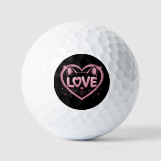 Fonkelende Kattenliefde Golfballen