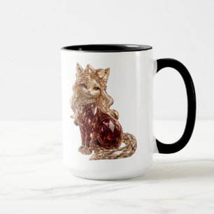 Fonkelende Kristal Mooie Kat Luxe Mok