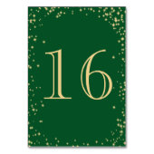 Fonkelende Sterren Tafelkaart Kaart (Voorkant)