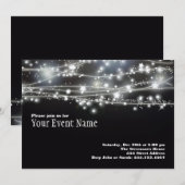 Fonkelende Sterren Uitnodiging (Voorkant / Achterkant)