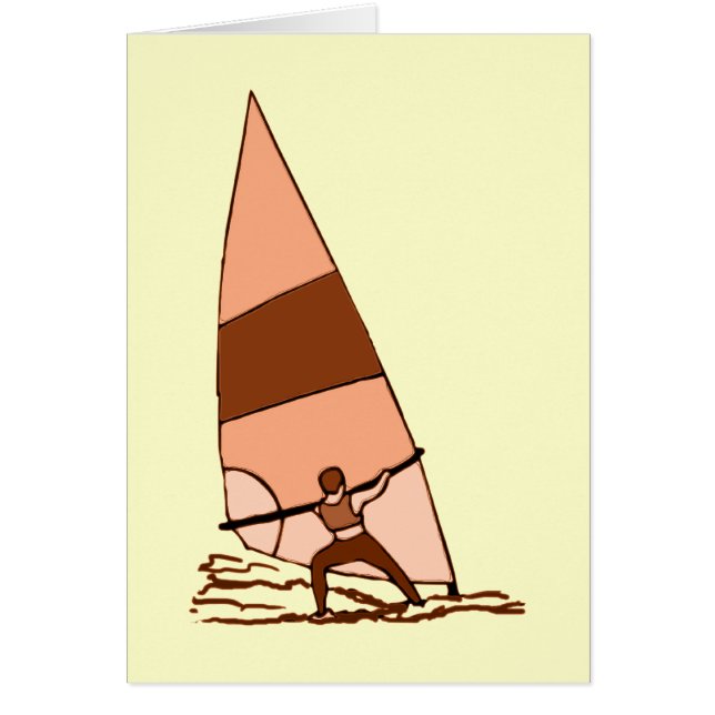 Font de la planche à voile les couleurs chaudes (Devant)