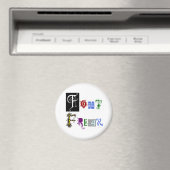 Font Freak Typografie Gezegde Magneet (Insitu (Vaatwasser))