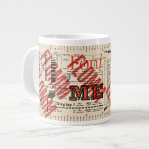 Font Me Typografie FLommwerde Edition Extra Grote Beker