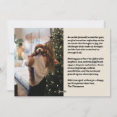 Font Mix Carte photo du nouvel an tendance (Dos)