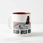 "Font un pas la tasse dans mon bureau" (Devant gauche)