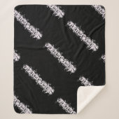 Font voor FEROCIEUZE Tattoo Sherpa Deken (Voorkant)