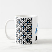 Fontaine dans Sable Populace Badge Café Mug (Gauche)