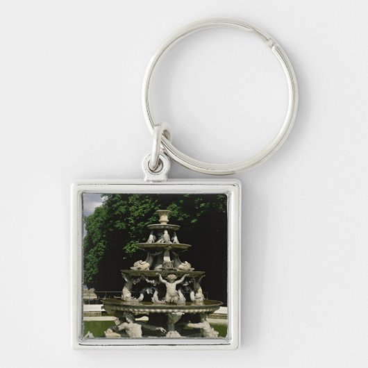 Fontaine de la Pyramide Sleutelhanger (Voorkant)