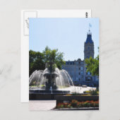 Fontaine de Tourny Parlement Québec Carte postale (Devant / Derrière)