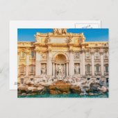 Fontaine de Trevi à Rome Carte postale (Devant / Derrière)