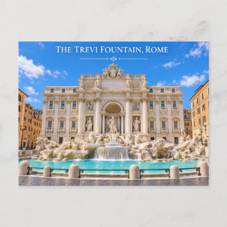 Fontaine de Trevi Rome Carte Postale de Jour