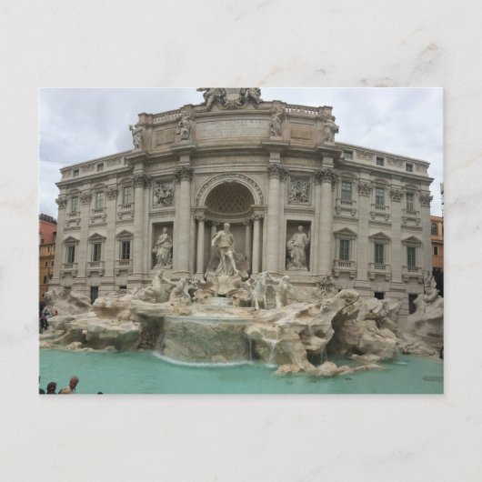 Fontaine de Trevi, Rome, Italie Carte postale (Devant)