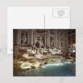 Fontaine de Trévi - Rome, Italie Carte postale (Devant / Derrière)