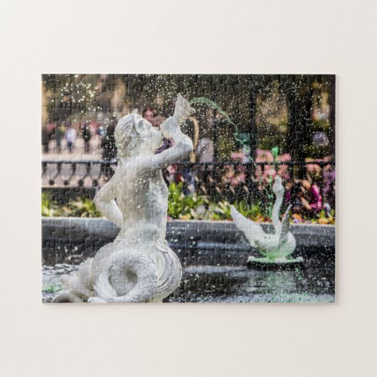 Fontaine du parc Forsyth | Savannah Puzzle (Horizontal)