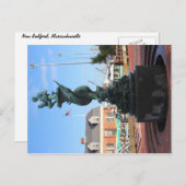 Fontaine historique - Massachusetts Carte postale (Devant / Derrière)