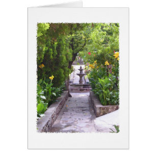 Fontaine mexicaine de jardin