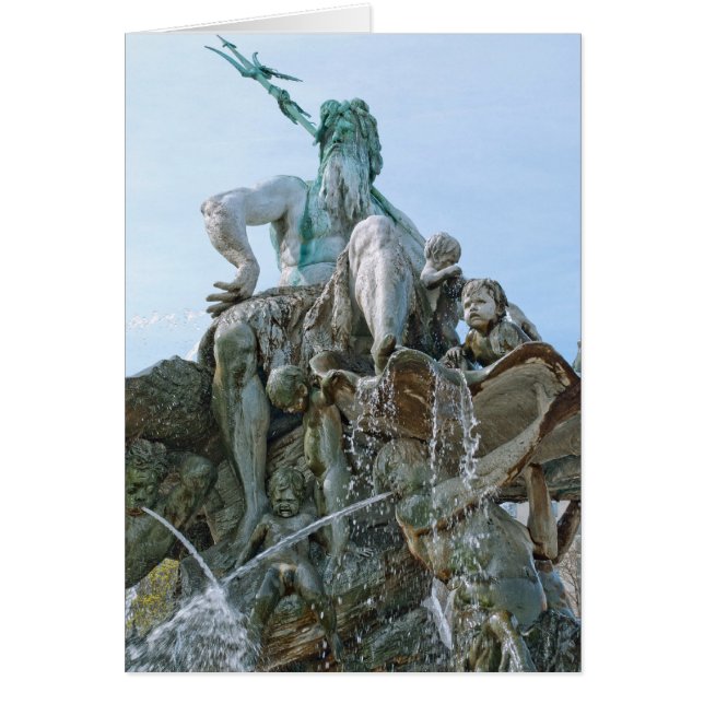 Fontaine Neptune à Berlin (Devant)