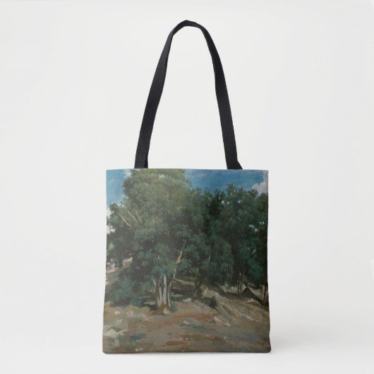 Fontainebleau Oak Trees Tote Bag (Voorkant)
