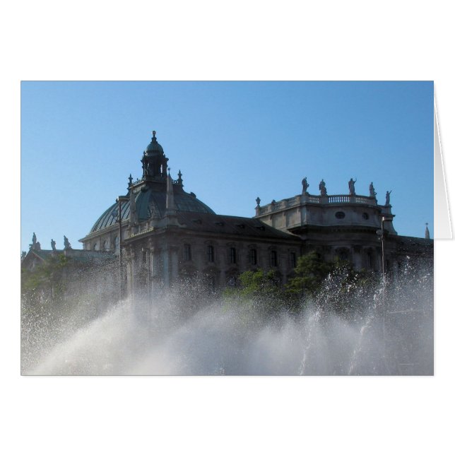 Fontaines d'été - Munich, Allemagne (Devant horizontal)
