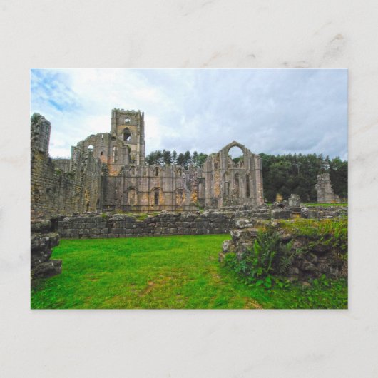 fontains Abbey 1 Briefkaart (Voorkant)