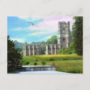 fontains Abbey Briefkaart