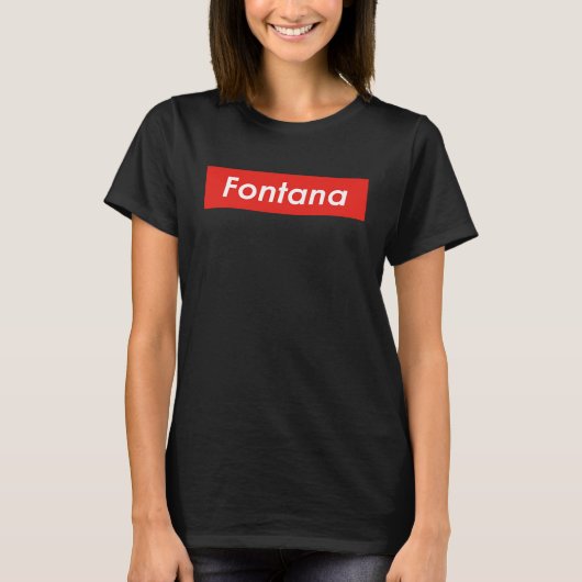 Fontana California T-shirt (Voorkant)